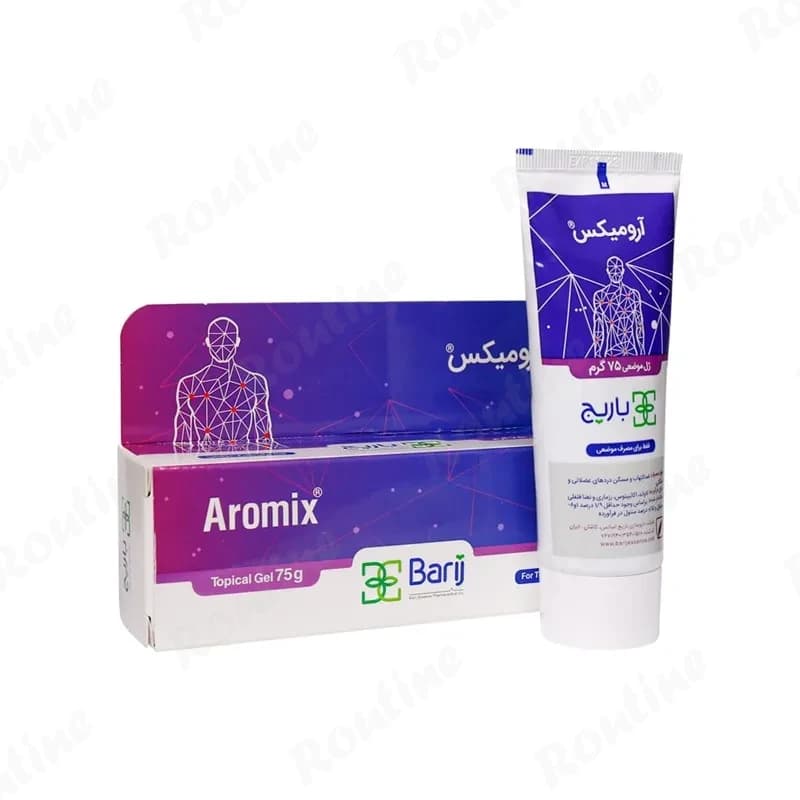 ژل موضعی آرومیکس باریج اسانس 75 گرمی — تصویر ۲