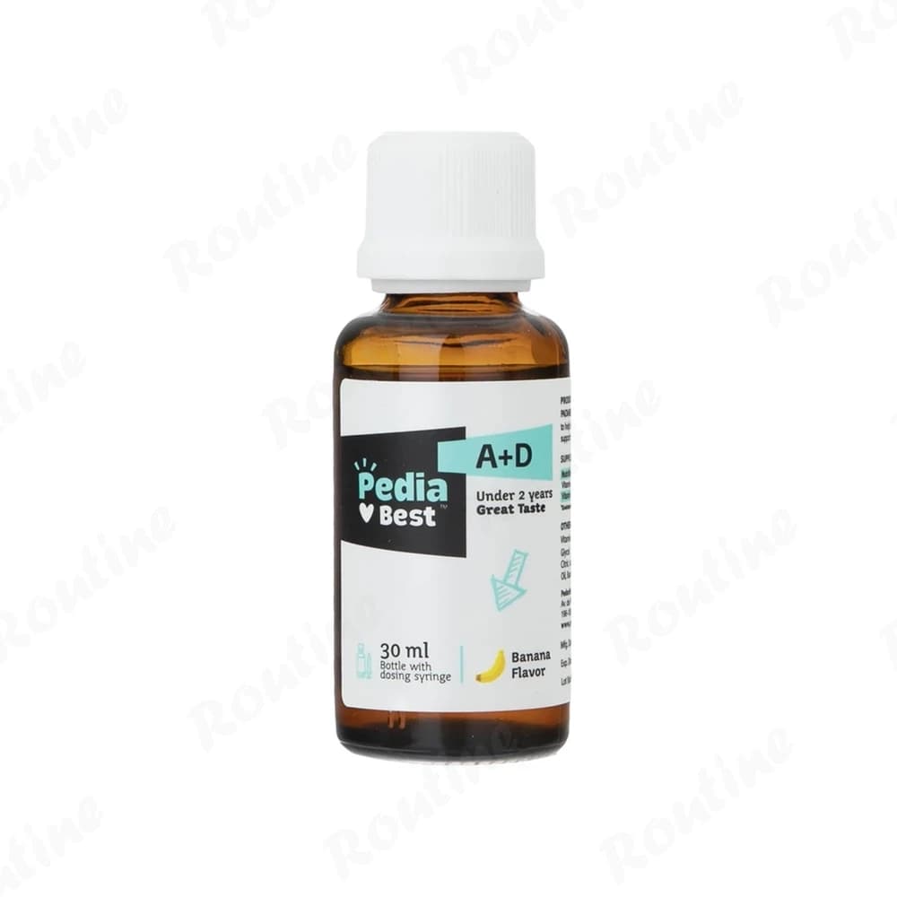 قطره خوراکی ویتامین آ+د پدیابست 30 میلی‌لیتر