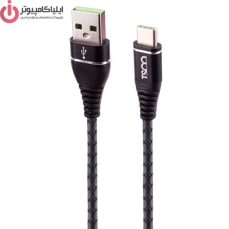 کابل تبدیل USB به USB-C تسکو مدل TCC701 طول 1 متر