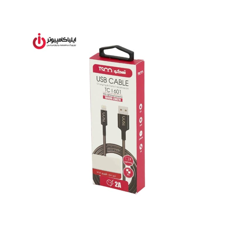 کابل دیتا لایتنینگ تسکو مدل TC i601 به طول 1 متر — تصویر ۳