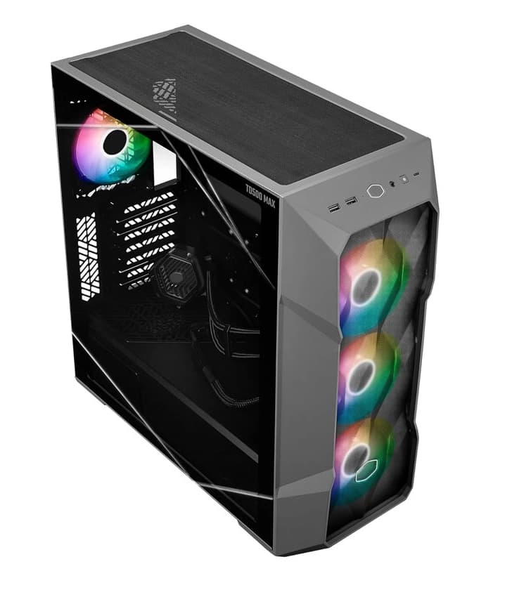 کیس کولر مستر مدل CASE COOLERMASTER TD500 MAX ARGB | LIQUID & POW — تصویر ۴