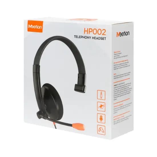 هدست اپراتوری سیم دار تک گوش MEETION مدل MT-HP002 کد 7387
