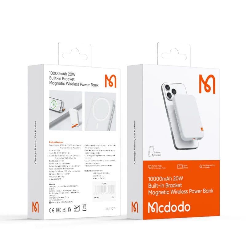 پاوربانک مک دودو مدل MC-510 ظرفیت 10000 میلی آمپر ساعت کد 7660-7661 — تصویر ۲