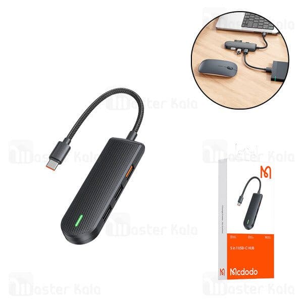 هاب‌ USB-C مدل‌HU-1430 مک‌دودو کد 7698 — تصویر ۳