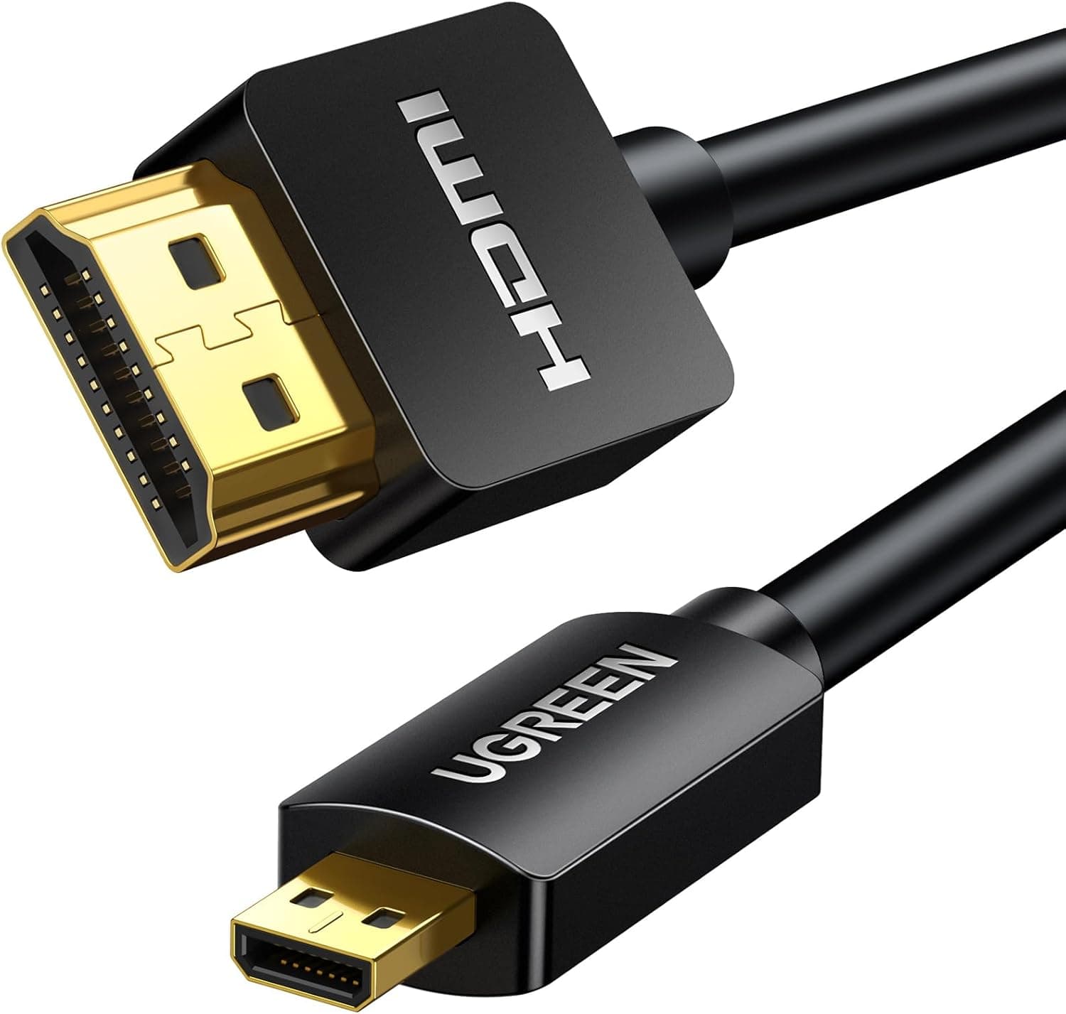 کابل تصویر Micro HDMI به HDMI یوگرین مدل UGREEN HD127-30102 به طول 1.5 متر