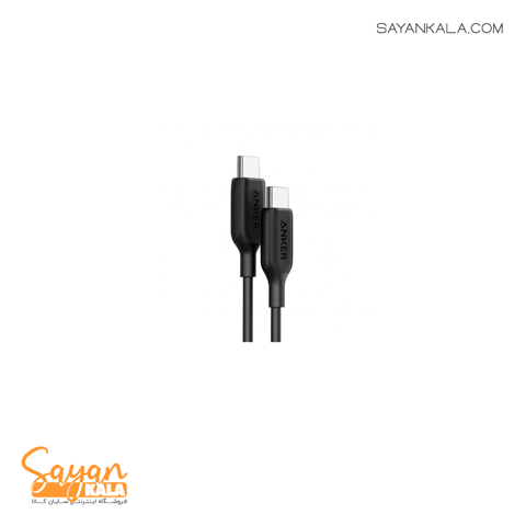 کابل انکر مدل Cable Anker 322 A81F6H11 USB C to USB C Cable 6 ft Braided 180cm