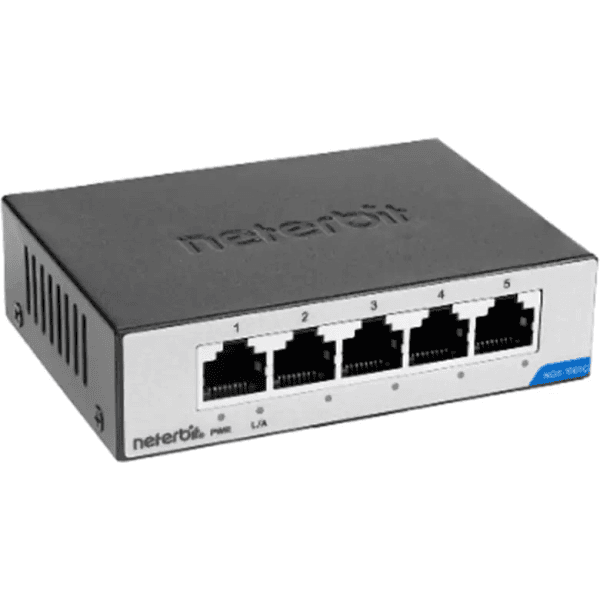 سوییچ شبکه 5 پورت سرعت 1000 NETERBIT 1005C