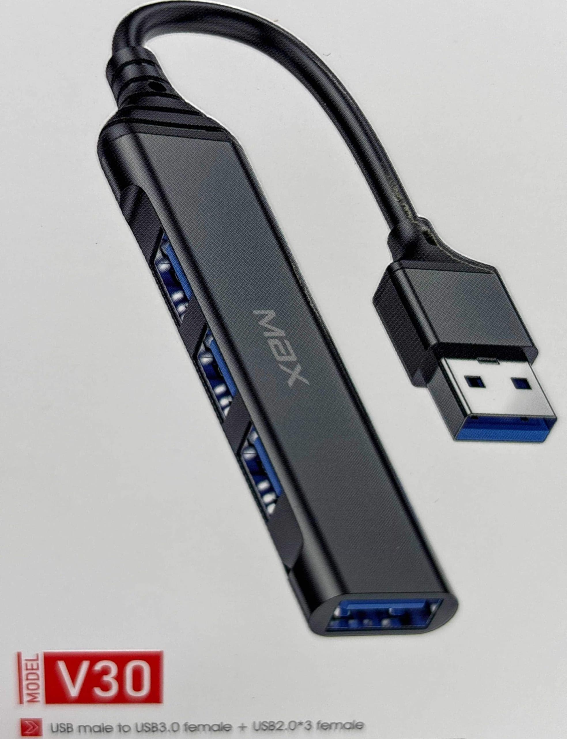 هاب 4 پورت مکس مدل V30