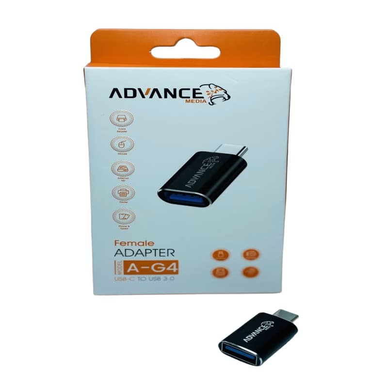 تبدیل OTG TYPE-C ادونس مدل ADVANCE A-G4 — تصویر ۳