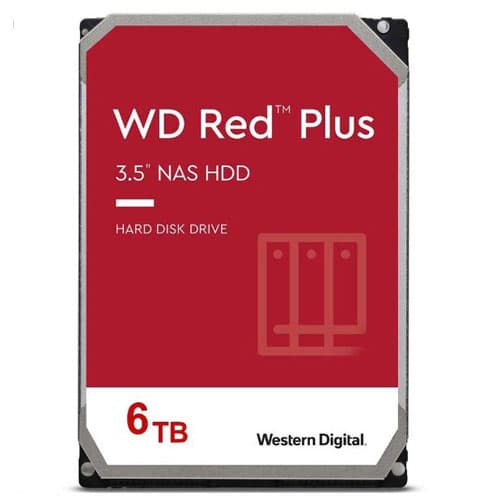 Internal Hard Drive western digital 6tb WD Red Plus NAS- WD60EFZX — تصویر ۲