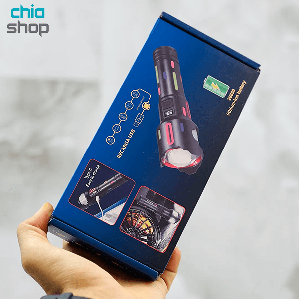چراغقوه شارژی مدل ZY-2405 — تصویر ۵