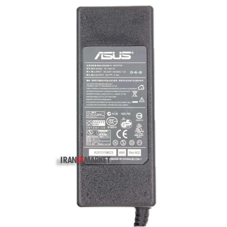 آداپتور و شارژر لپ تاپ ایسوس Adaptor Asus K45 90wat