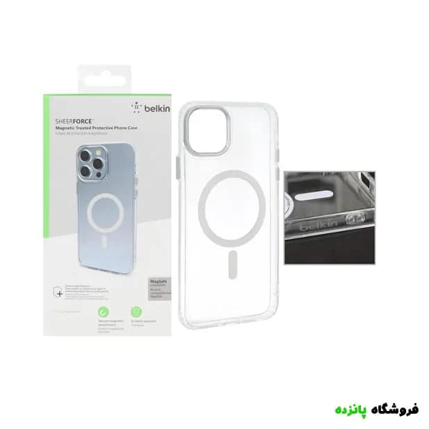 قاب شفاف مگ سیف آیفون 11 پرو مکس مدل Belkin