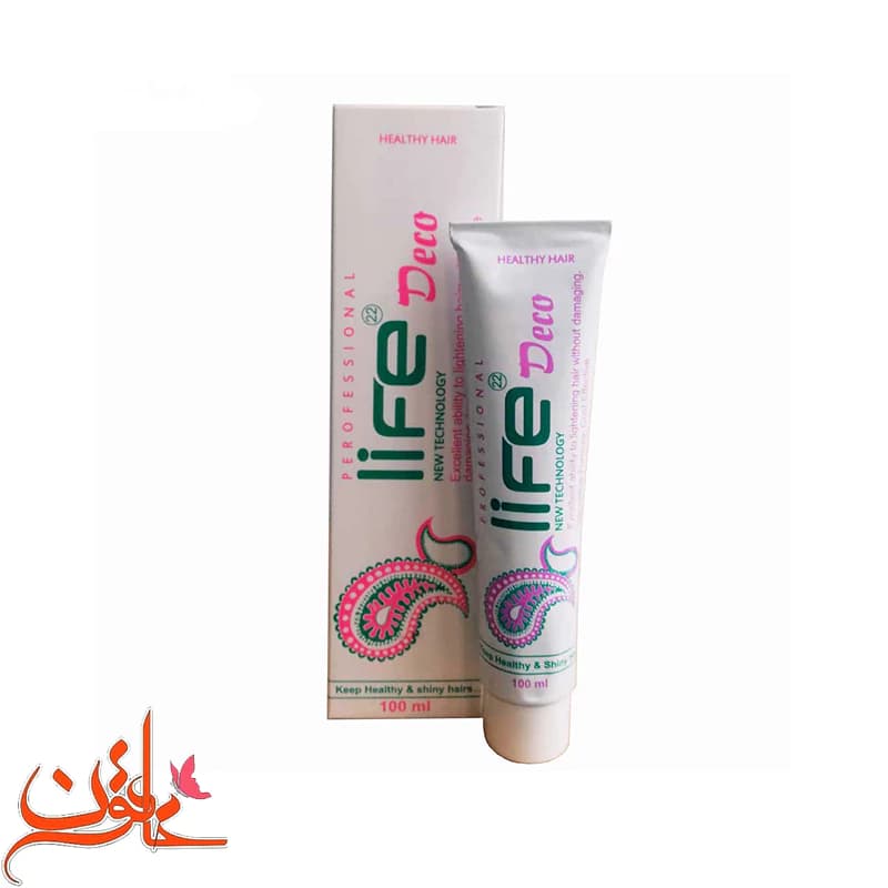کرم دکلره لایف حجم 100 گرم