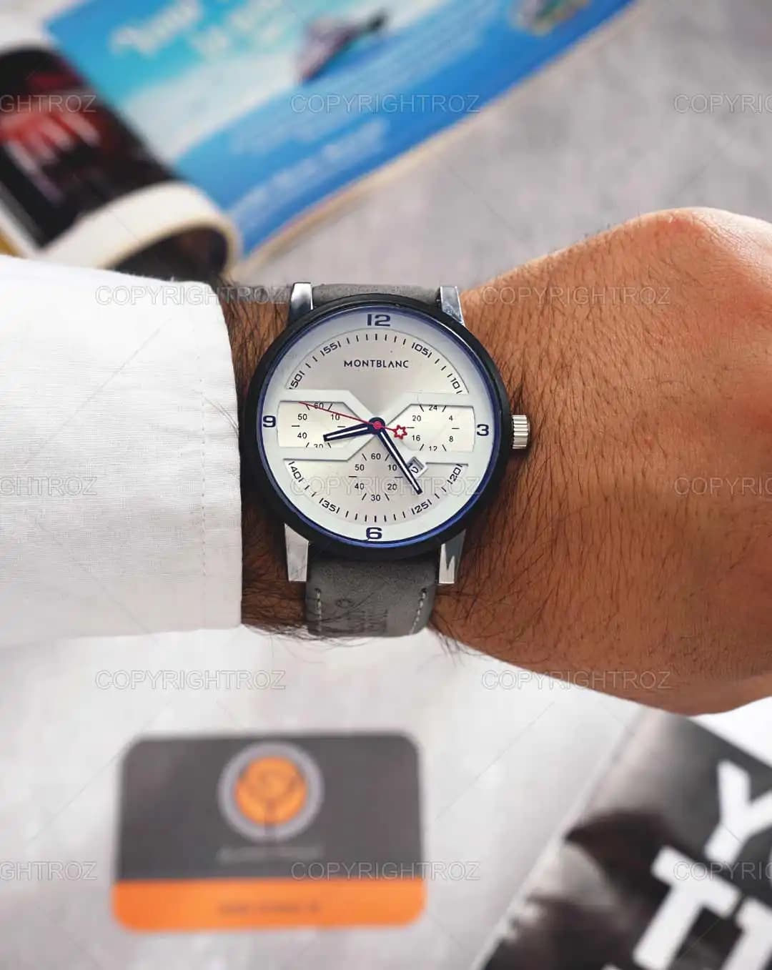 ساعت مچی مردانه مونت بلانک MONTBLANC مدل 1789 — تصویر ۲