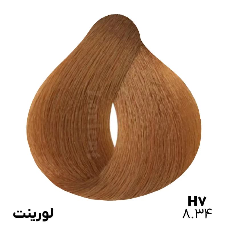 رنگ موی عسلی روشن لورینت (8.34)H7 حجم 100 میل — تصویر ۲