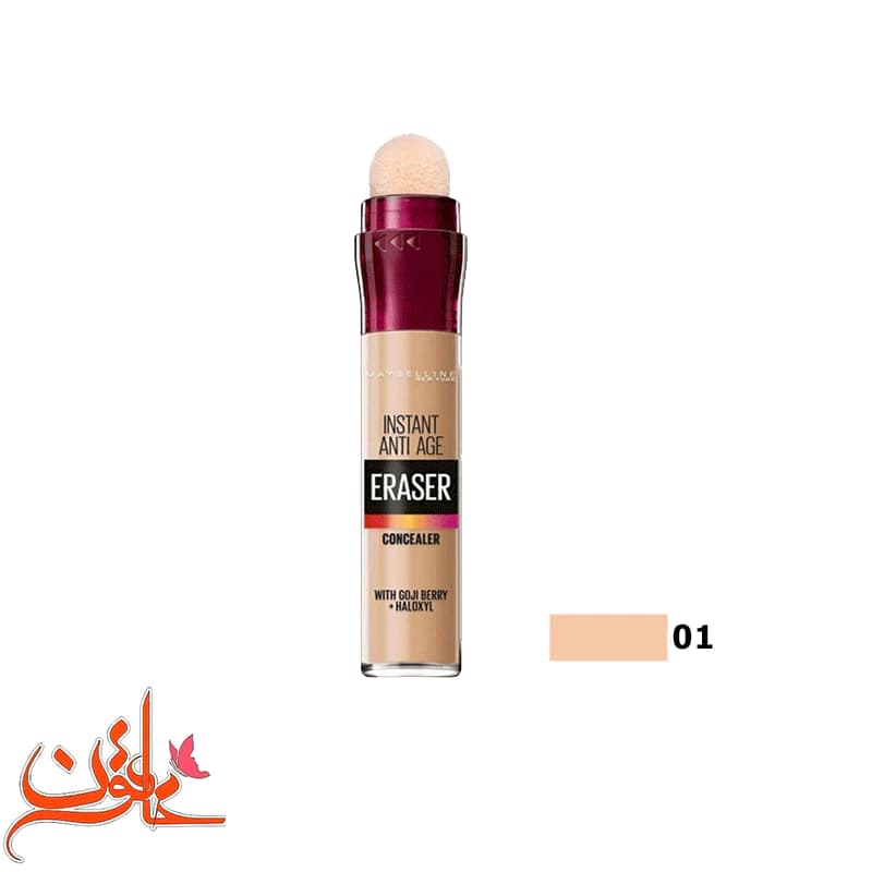 کانسیلر میبلین شماره 01 مدل Instant Anti-Age Eraser