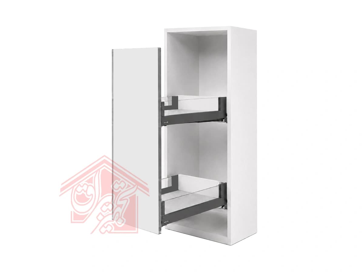 سبد مارکت کابینت اسلیم شیشه آرام بند فانتونی