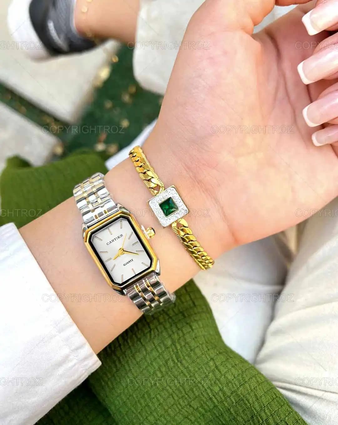ساعت مچی زنانه کارتیه CARTIER مدل 1747 — تصویر ۲