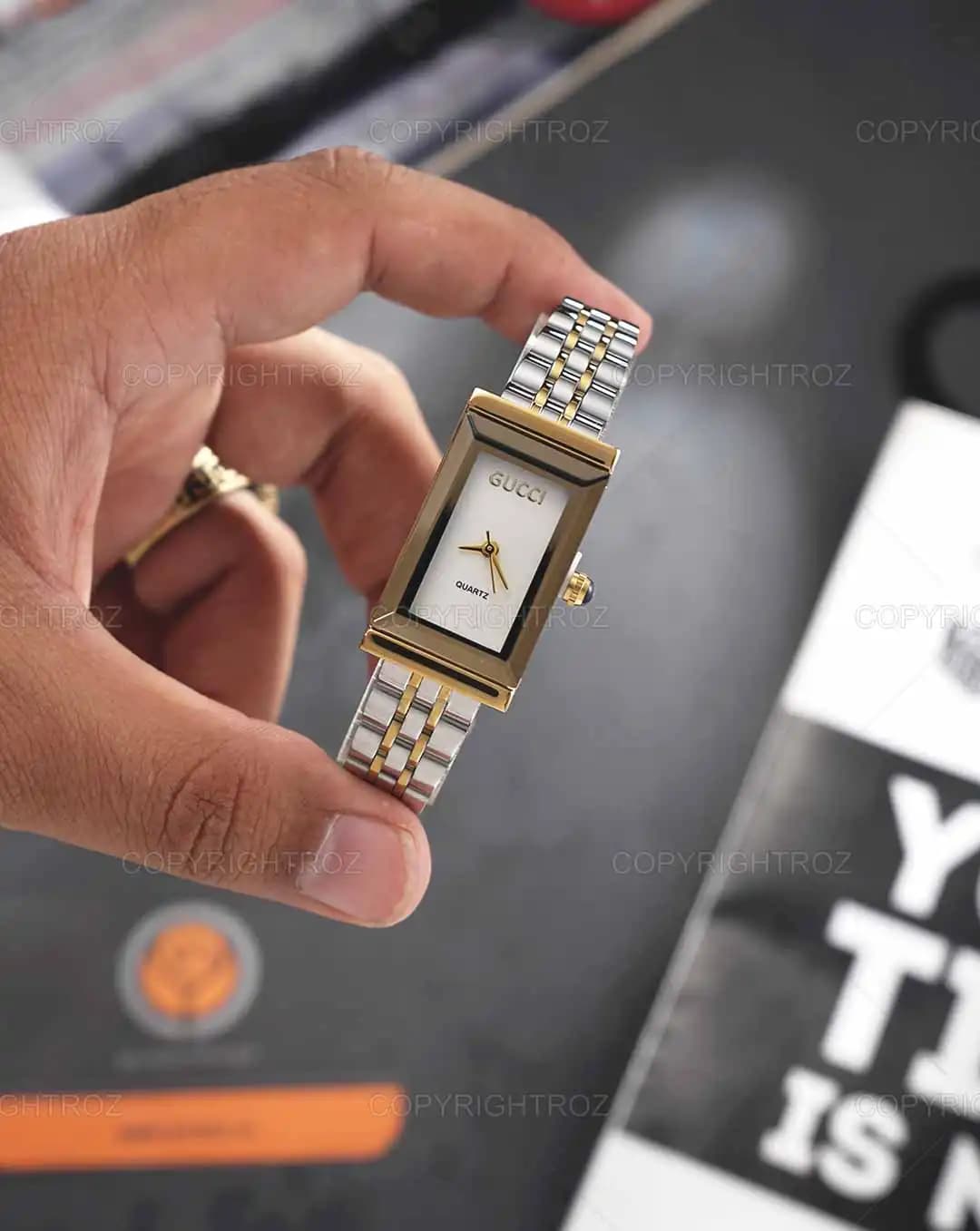 ساعت مچی زنانه گوچی GUCCI مدل 1745 — تصویر ۵