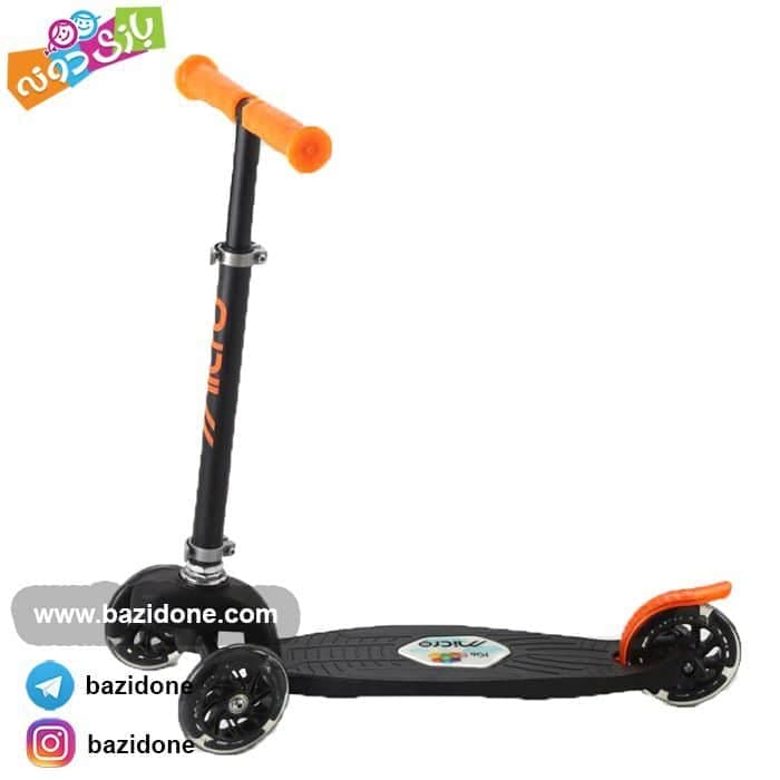 اسکوتر سه چرخ میکرو چراغ دار — تصویر ۳
