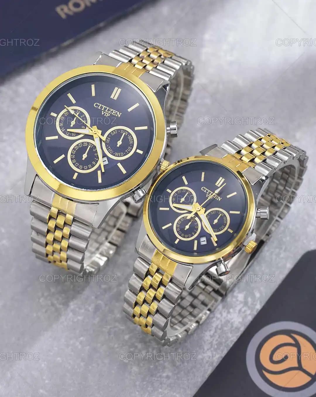 ست ساعت مچی سیتیزن CITIZEN طرح VIP مدل 1736 — تصویر ۳