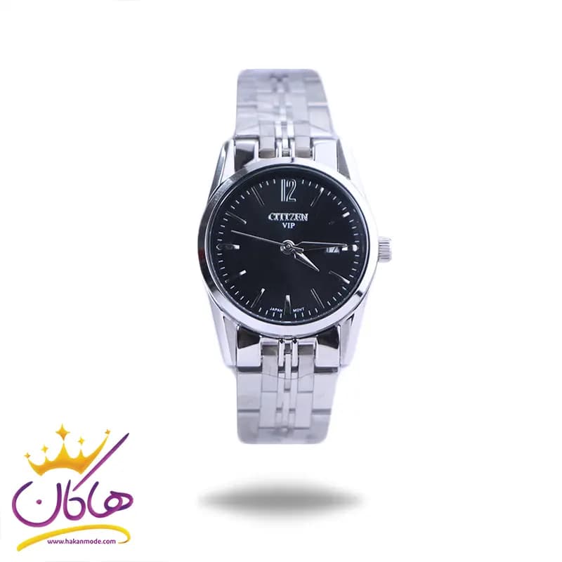 ساعت مچی سیتیزن زنانه فلزی صفحه مشکی L31621/6