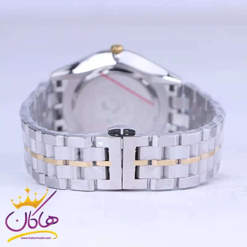 ساعت مچی سیتیزن مردانه فلزی نقره ای طلایی صفحه آبی G31626/1 — تصویر ۳