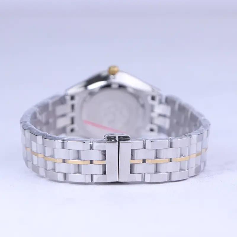 ساعت مچی سیتیزن زنانه فلزی نقره ای طلایی صفحه آبی L31626/1 — تصویر ۳