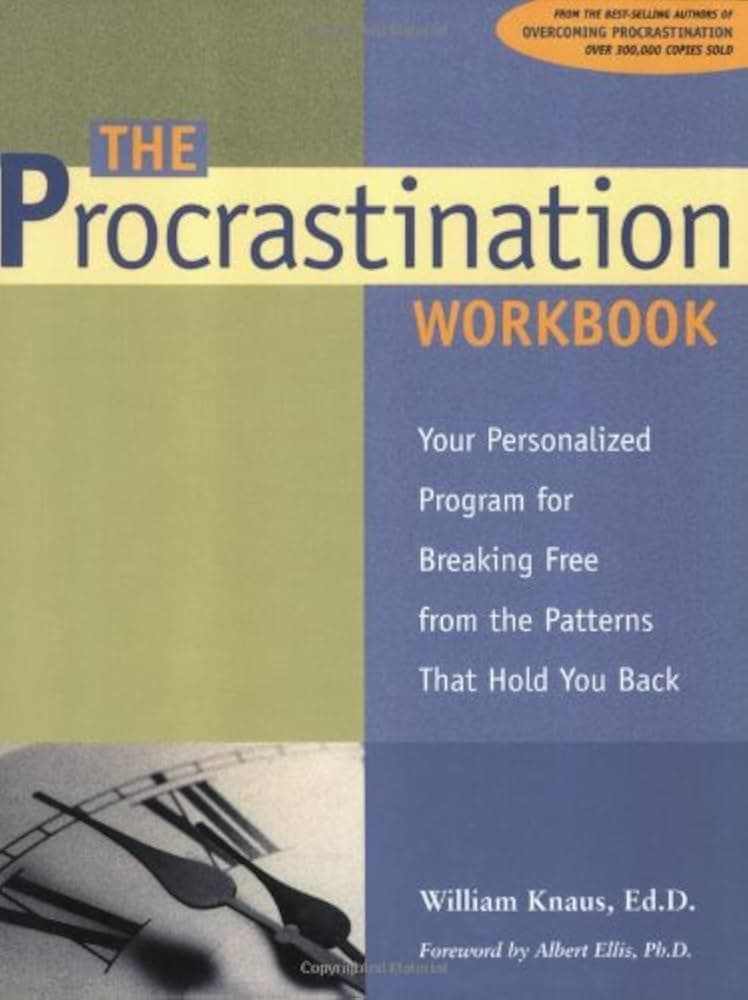 کتاب The Procrastination Workbook (کتاب کار اهمال‌کاری) نسخه انگلیسی PDF | ویلیام کناوس