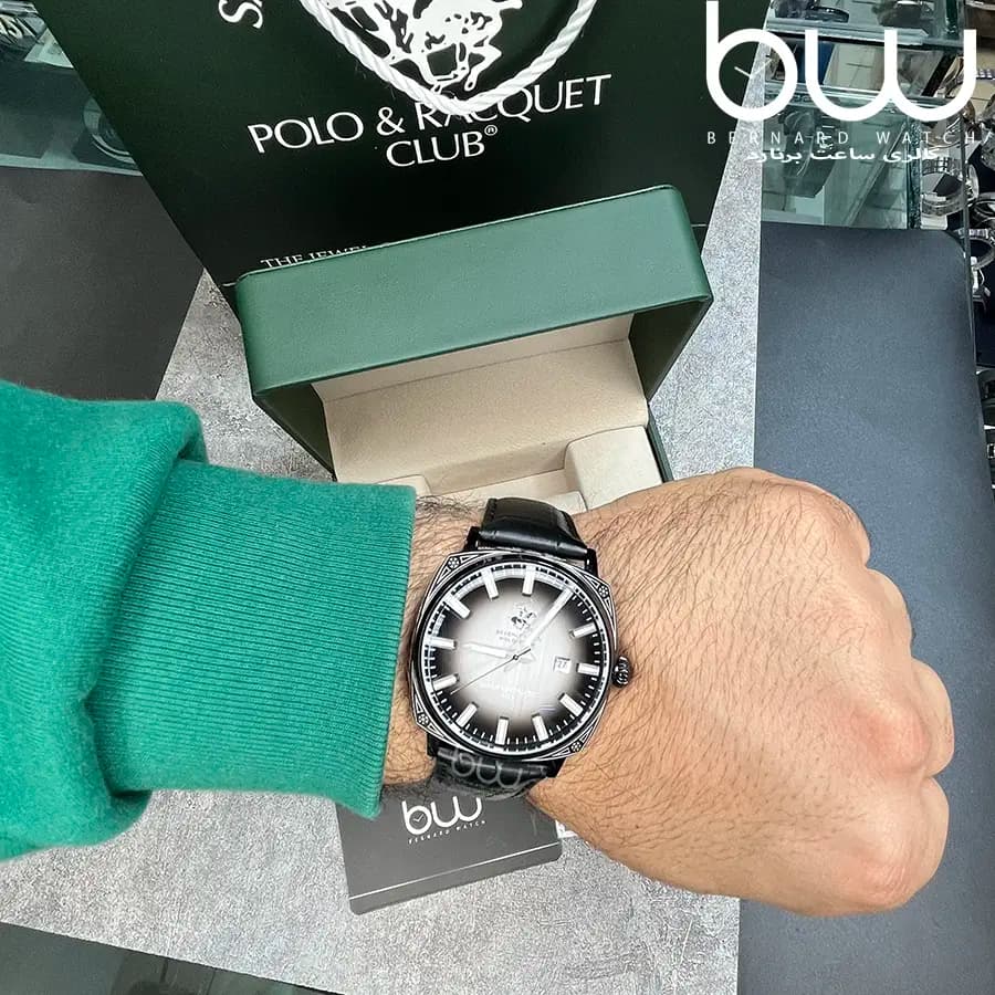 ساعت مچی مردانه بند چرم پولو بورلی هیلز مدل BP3688X.351 — تصویر ۷