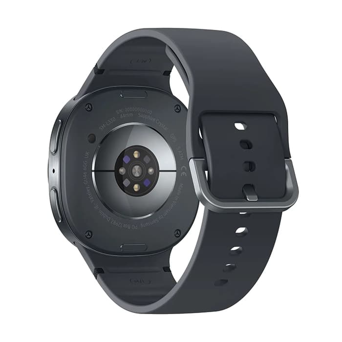 ساعت هوشمند 44 میلیمتری SAMSUNG مدل Galaxy Watch 8 با بند پلاستیکی مشکی — تصویر ۲