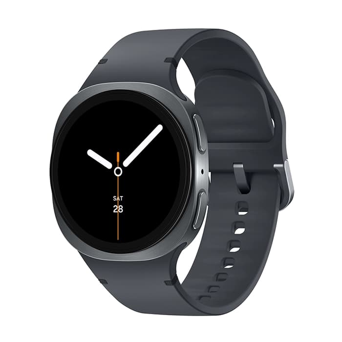 ساعت هوشمند 40 میلی‌متری SAMSUNG مدل Galaxy Watch 8 با بند پلاستیکی مشکی
