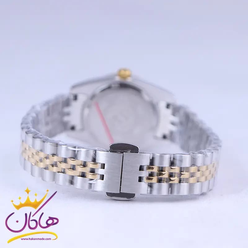 ساعت مچی سیکو زنانه فلزی نقره ای طلایی صفحه آبی L31628/5 — تصویر ۷