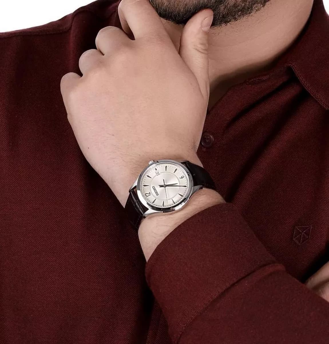 ساعت مچی مردانه بند چرم سیکو مدل SUR421p1 اورجینال — تصویر ۲