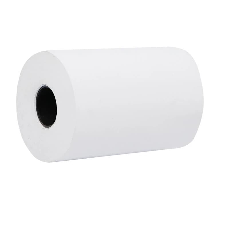 کاغذ رول حرارتی فیش پرینتر چاپ مشکی 8 سانتی متری بسته 84 عددی — تصویر ۲