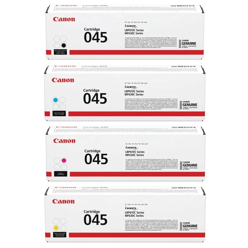 کارتریج لیزری رنگی Canon 045 بسته 4 عددی — تصویر ۲