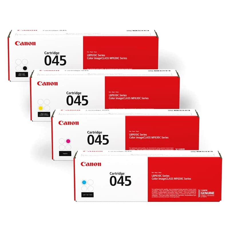 کارتریج لیزری رنگی Canon 045 بسته 4 عددی — تصویر ۳