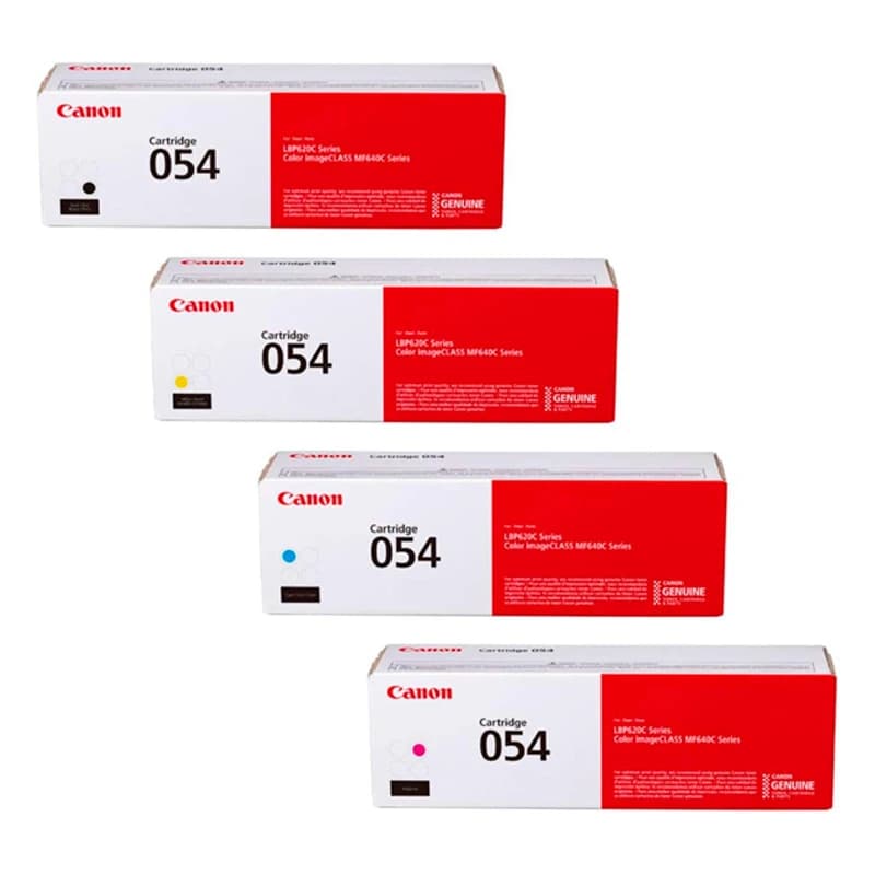 کارتریج لیزری رنگی Canon 054 بسته 4 عددی — تصویر ۲