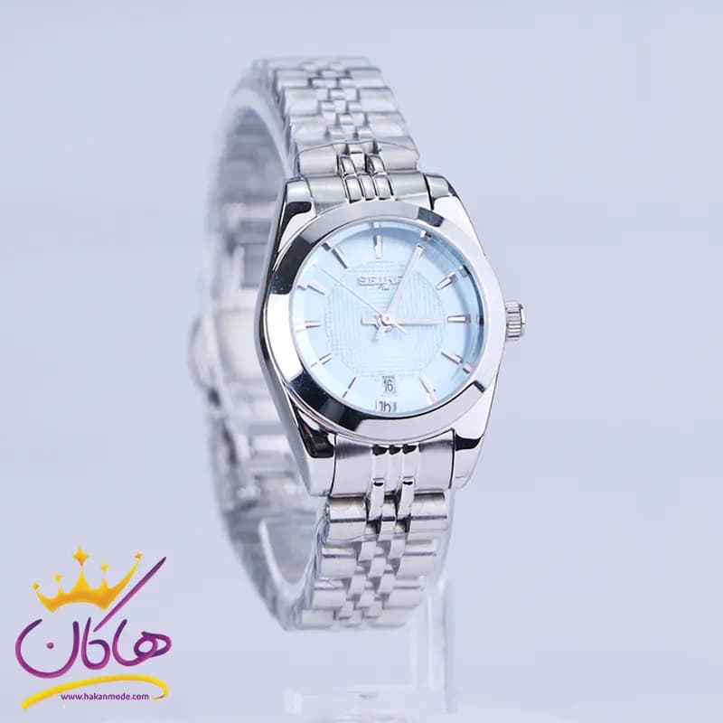 ساعت مچی سیکو زنانه فلزی نقره ای صفحه تیفانی L31628/2 — تصویر ۲
