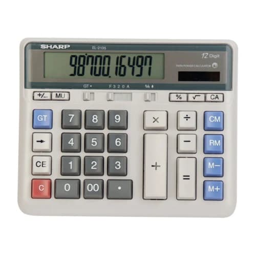 ماشین حساب شارپ Sharp EL-2135 — تصویر ۶