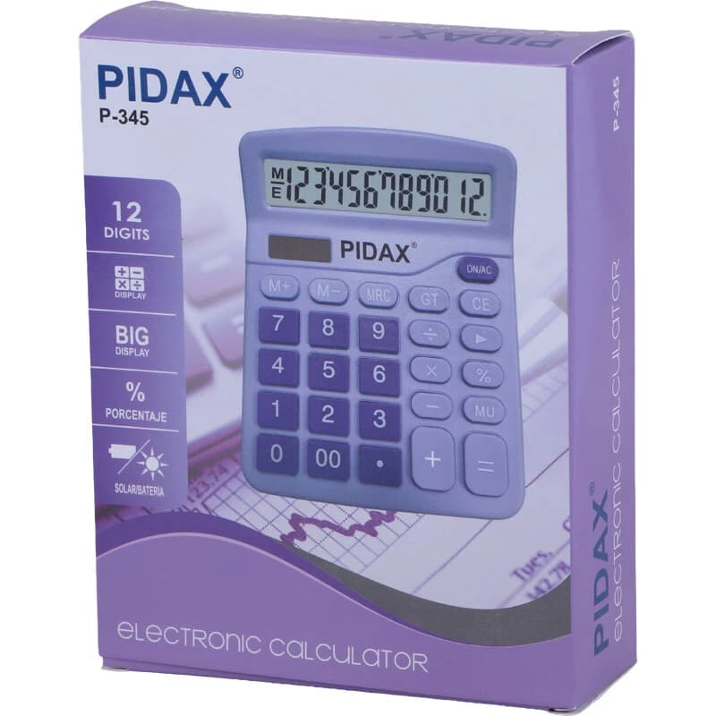 ماشین حساب پیداکس Pidax P-345 — تصویر ۲