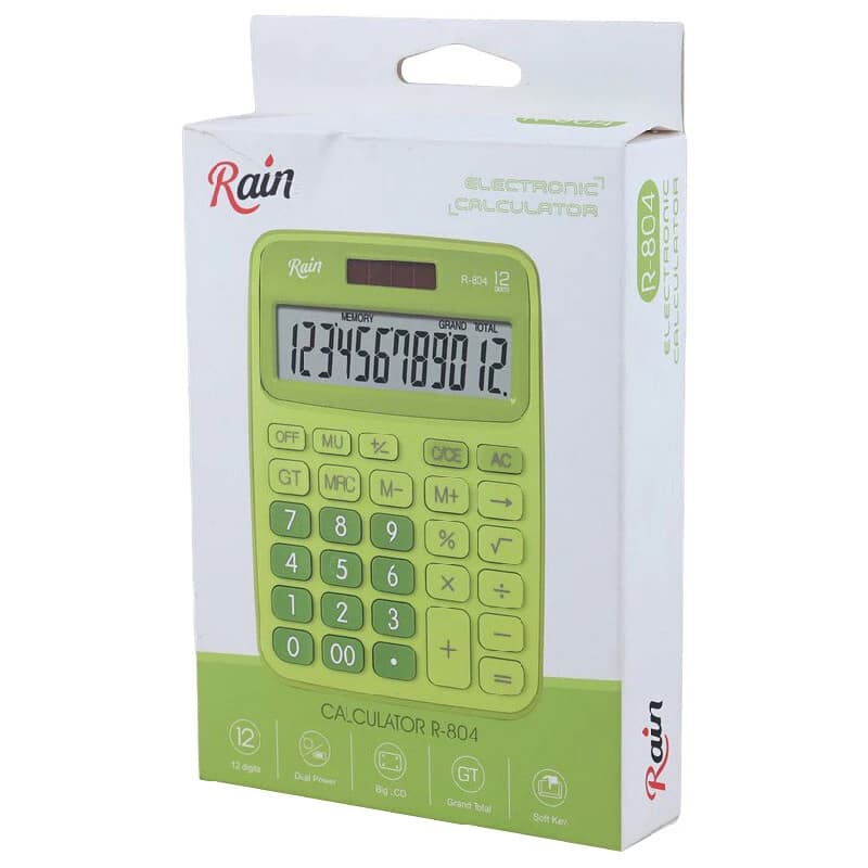 ماشین حساب رین R-804 — تصویر ۲