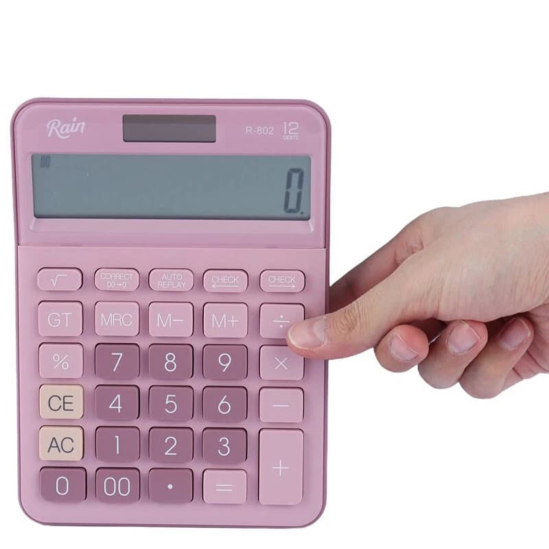ماشین حساب رین R-802 — تصویر ۵