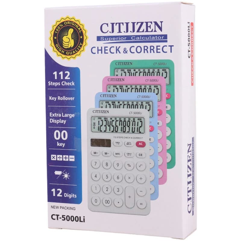 ماشین حساب CJTJJZEN CT-5000Li — تصویر ۸