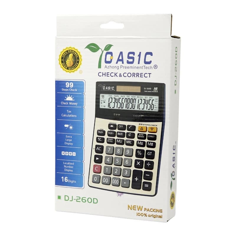 ماشین حساب کاسیک Qasic DJ-260D — تصویر ۲