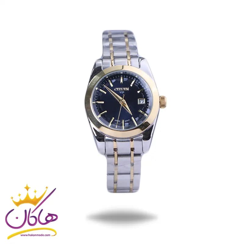 ساعت مچی سیتیزن زنانه فلزی صفحه سرمه ای L31624/7