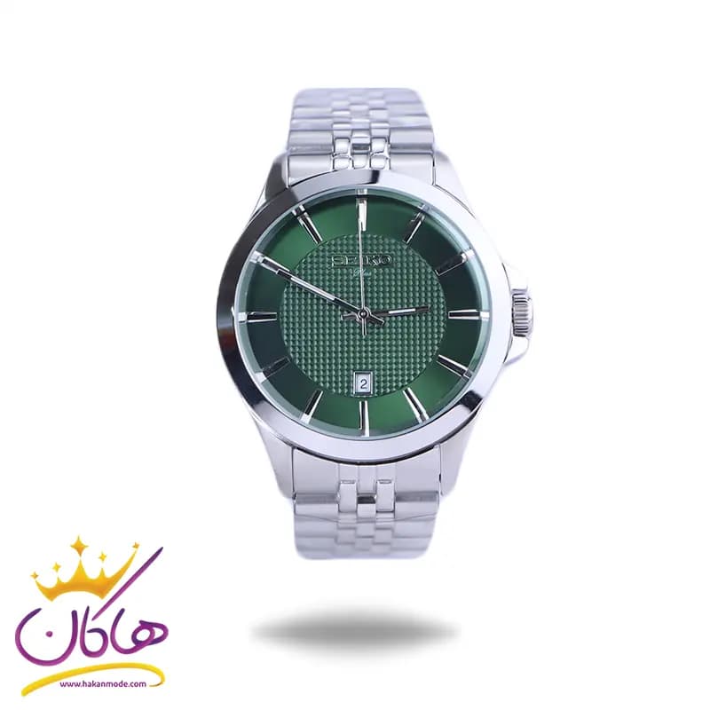 ساعت مچی عقربه ای سیکو مردانه فلزی صفحه سبز G31628/4
