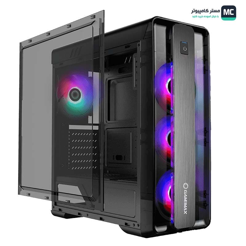 کیس گیم مکس MoonLight FRGB Black — تصویر ۴