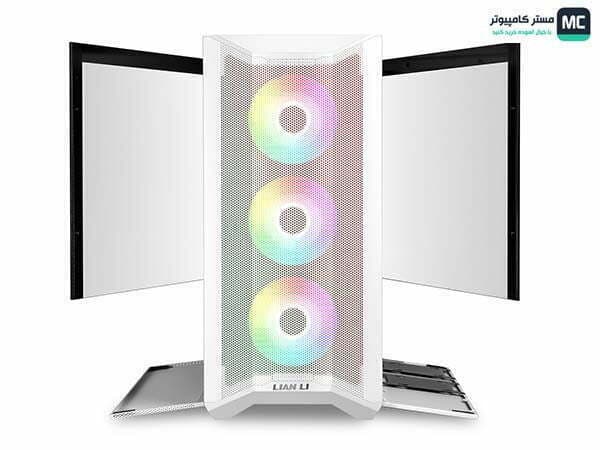کیس لیان لی Lancool II Mesh RGB White — تصویر ۴
